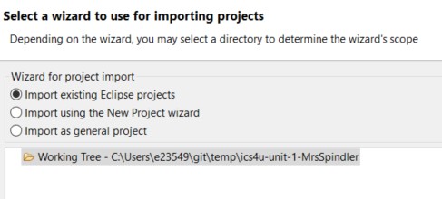 Import Existing Projects Import Existing Projects